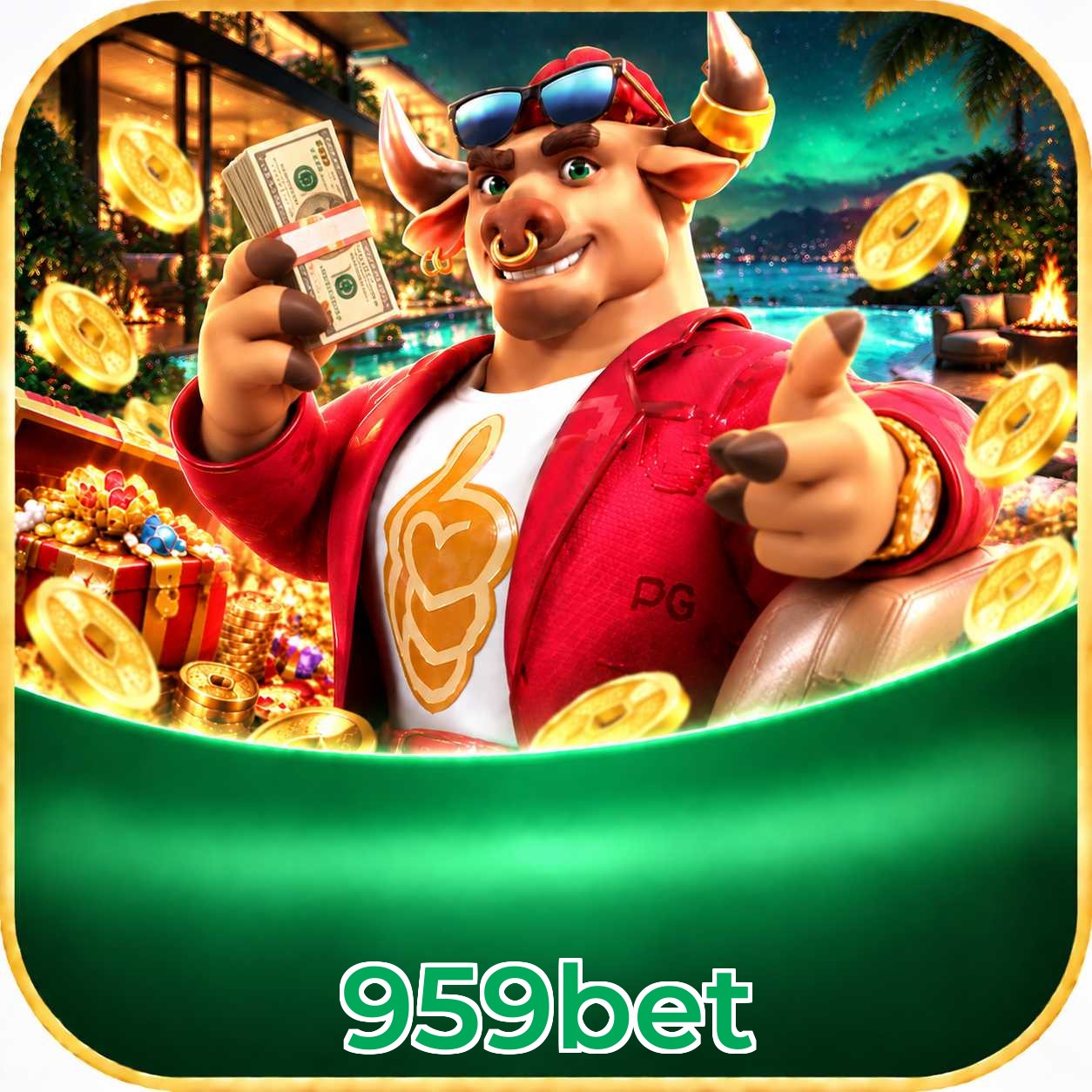 Contedo de jogos no canal Telegram 959bet